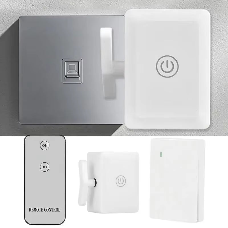 Lights On & Off Auto Press Remote Control Wall Bot.