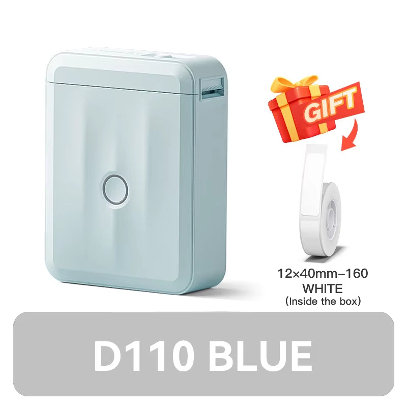 Mini Portable Thermal Label Printer. Smart Label Maker with Tape for Office Home Kitchen School