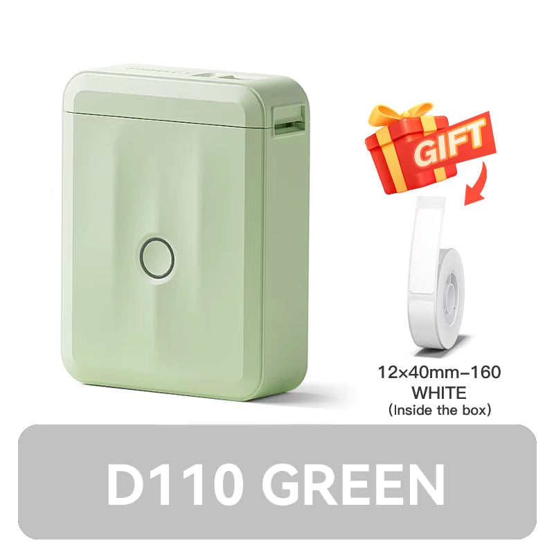 Mini Portable Thermal Label Printer. Smart Label Maker with Tape for Office Home Kitchen School