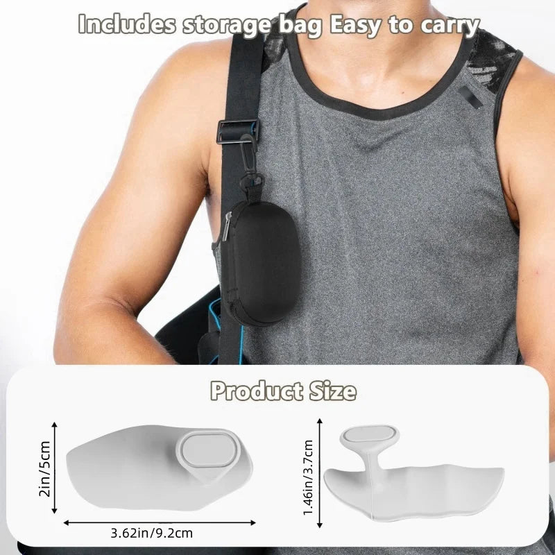 Anti-Slip Workout Grips Ergonomic Rubber Hand Protector Gloves for Weight Lifting, Pull-Ups, Gym Training & Exercise.