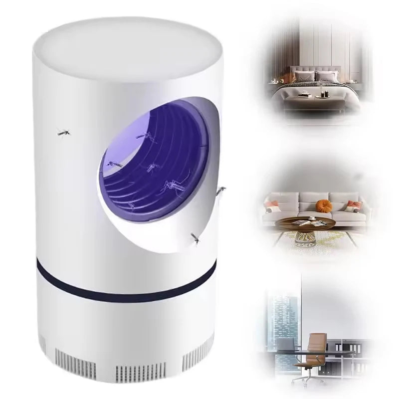 Electric Mosquito Killer Lamp Repellent Zapper Fly Power Uv for Home Insect Light Nightlight Indoor Bedside Night Socket