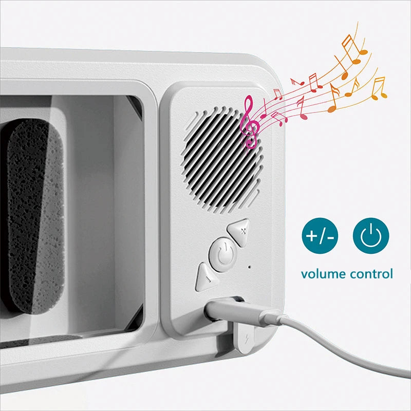 Showering Waterproof Phone Case with Bluetooth Speaker Wall Mount Phone Holder