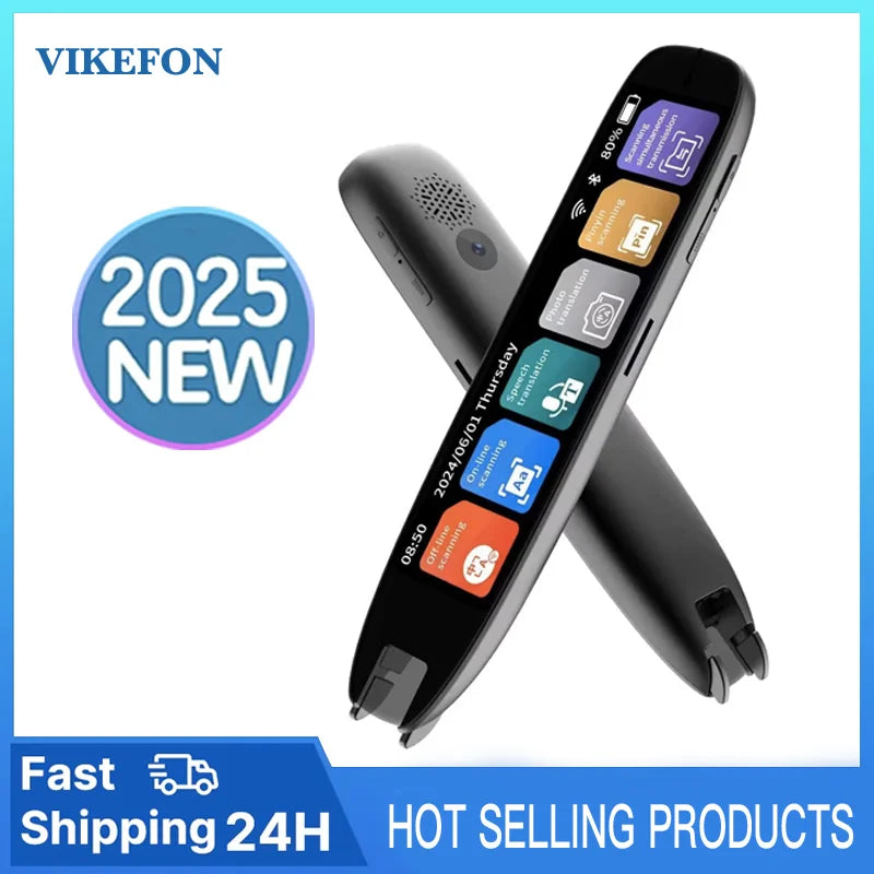 S65Pro Dictionary Translation Pen Scan Reader Device Text Scanning Reading Translator Wifi/Bt Connection Online Photo Translate
