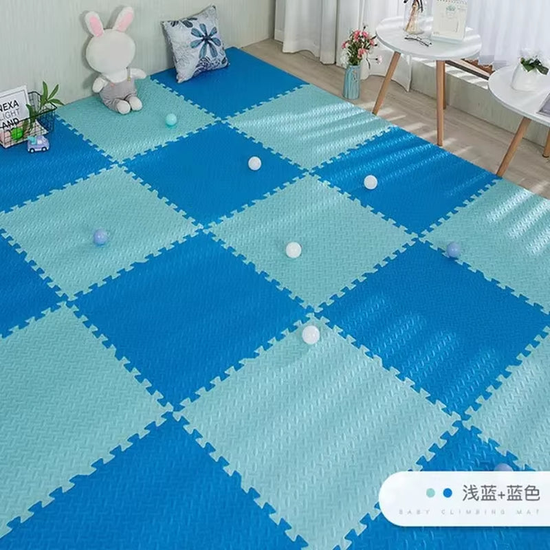 16Pcs Foam Baby Play Mat Puzzle Mat Kids Interlocking Exercise Tiles Rugs Puzzle Floor Tiles Toy Carpet Soft Carpet 30*30*1Cm