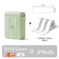 Mini Portable Thermal Label Printer. Smart Label Maker with Tape for Office Home Kitchen School