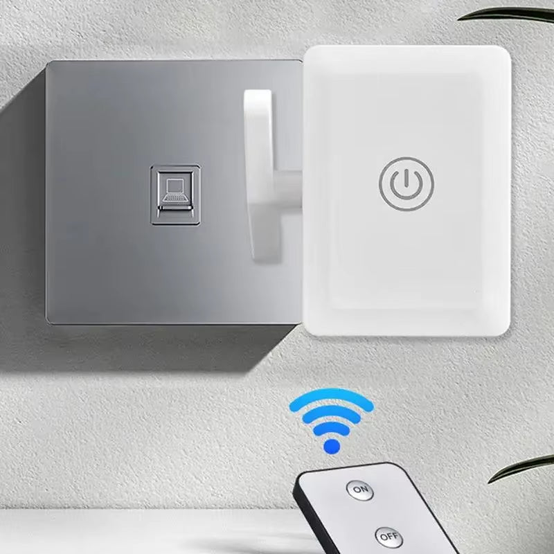 Lights On & Off  Auto Press Remote Control Wall Bot.