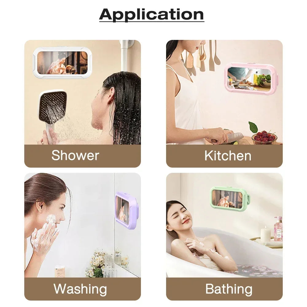 Waterproof Shower Phone Holder  