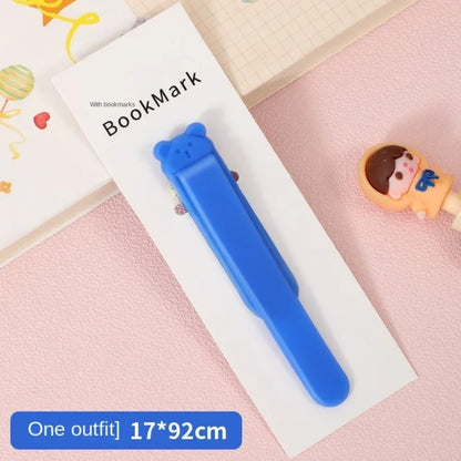 Soft Silicone Bookmark Clip - Perfect Page Divider 
