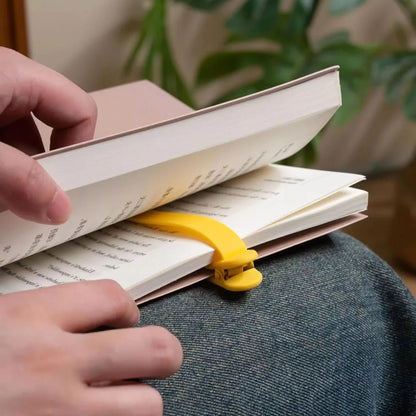 Soft Silicone Bookmark Clip - Perfect Page Divider 