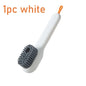 Multifunction Cleaning Shoe Brush Soft Automatic Liquid Shoe Brush Long Handle Clothes Soap Brush with Hook Clean Tool