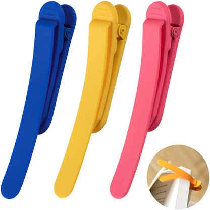 Soft Silicone Bookmark Clip - Perfect Page Divider 