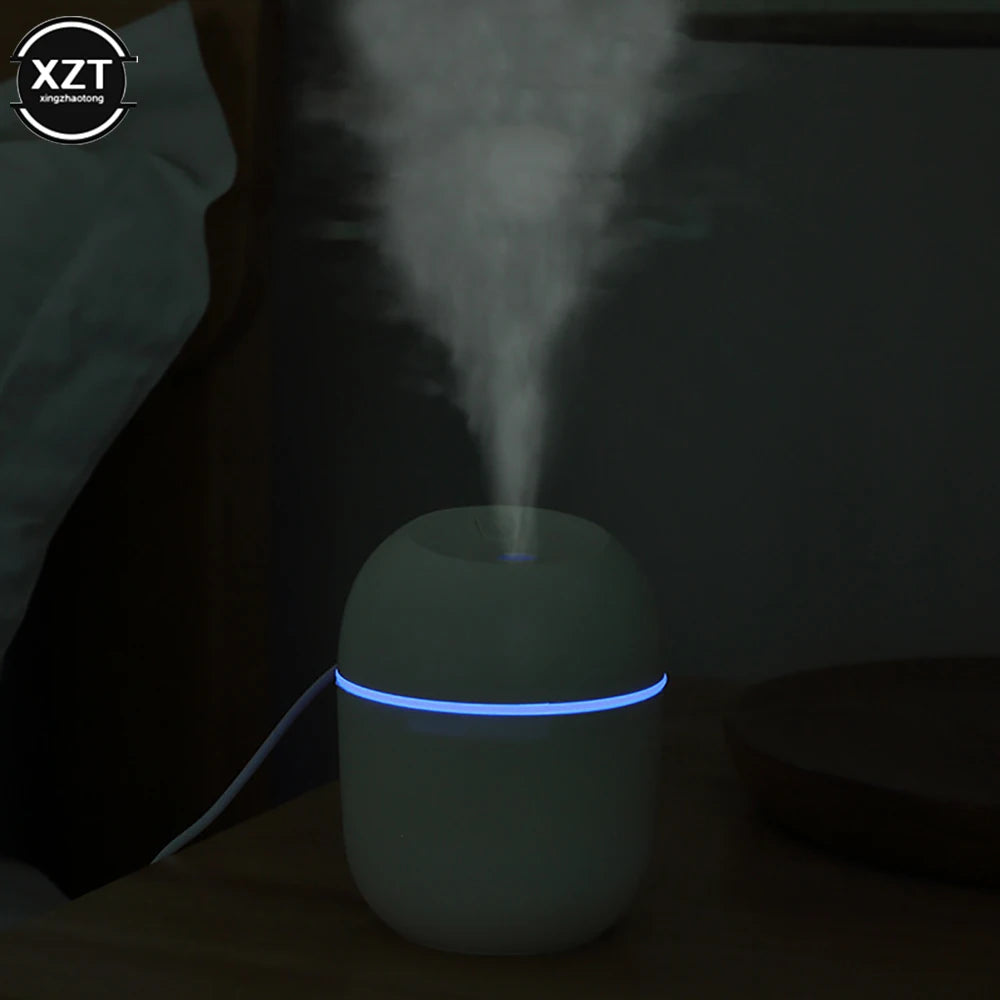 Mini Aroma Oil Diffuser USB Essential Oil Atomizer Electric Air Humidifier with LED Night Lamp for Home Car Office