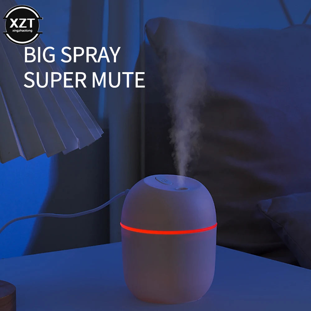 Mini Aroma Oil Diffuser USB Essential Oil Atomizer Electric Air Humidifier with LED Night Lamp for Home Car Office