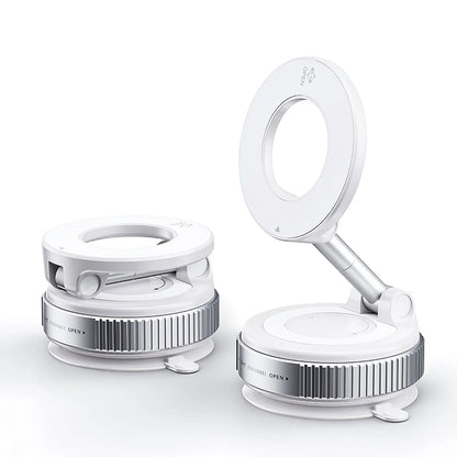 Magnetic Car Phone Holder Stand Foldable Vacuum Magnetic Holder Strong Suction Iphone Stand