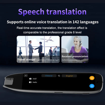 S65Pro Dictionary Translation Pen Scan Reader Device Text Scanning Reading Translator Wifi/Bt Connection Online Photo Translate