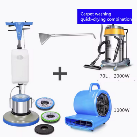 Single-Disc Floor Polishing and Scrubbing Machine