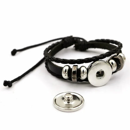 Couple Jewelry Gifts Sun Moon Couple Leather Bracelet Hot Selling Item Noctilucent Handmad Weave Bracelets 
