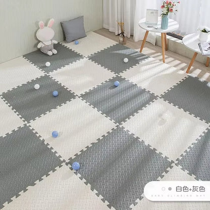 16Pcs Foam Baby Play Mat Puzzle Mat Kids Interlocking Exercise Tiles Rugs Puzzle Floor Tiles Toy Carpet Soft Carpet 30*30*1Cm