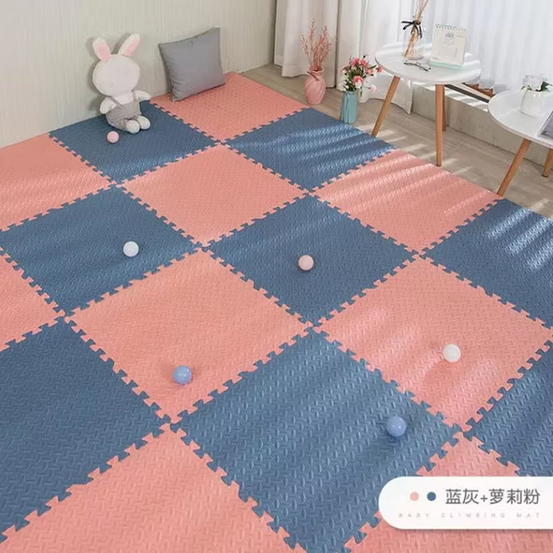 16Pcs Foam Baby Play Mat Puzzle Mat Kids Interlocking Exercise Tiles Rugs Puzzle Floor Tiles Toy Carpet Soft Carpet 30*30*1Cm