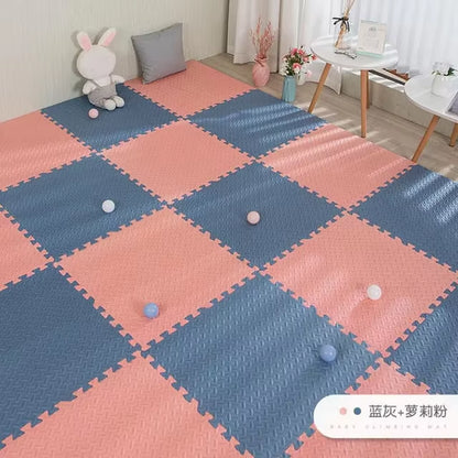 16Pcs Foam Baby Play Mat Puzzle Mat Kids Interlocking Exercise Tiles Rugs Puzzle Floor Tiles Toy Carpet Soft Carpet 30*30*1Cm