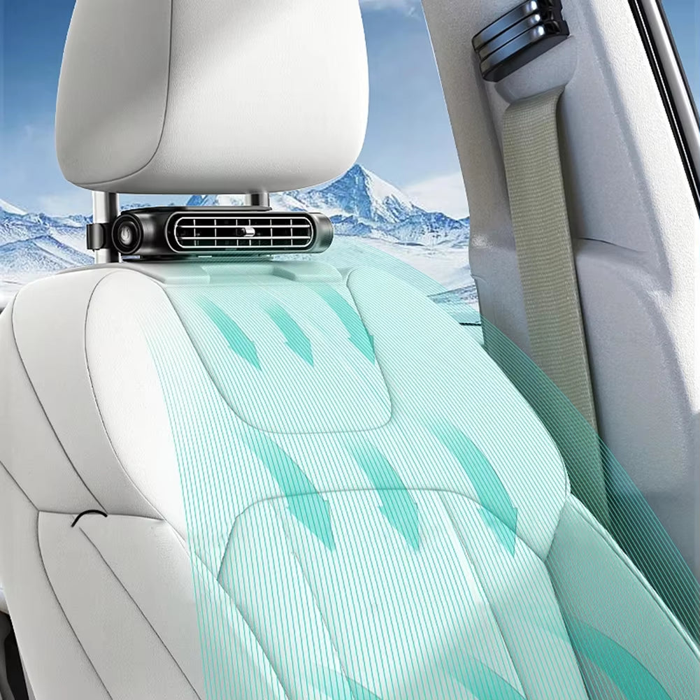Backseat  Air Conditioning Cooling Fan for Car Vehicle Supplies Electric Auto Backseat Car Fan